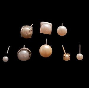 Pearl -‎ Single Earrings Set of 8